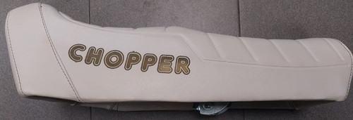 Sella bianca scritta chopper - bianca,
