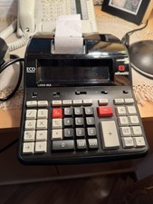 Olivetti ECO FRIENDLY Logos 912 Calcolatrice Professionale - Nero