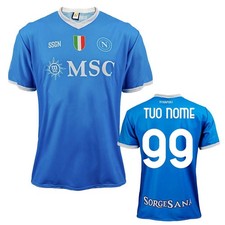 Maglia Personalizzata Napoli Home 2025 2026 Azzurri ufficiale Scudetto