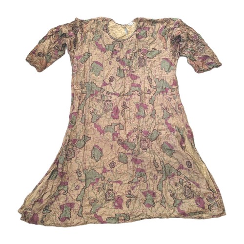 Abito vintage seta grezza