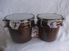 TAMBURO coppia di bonghetti 6"