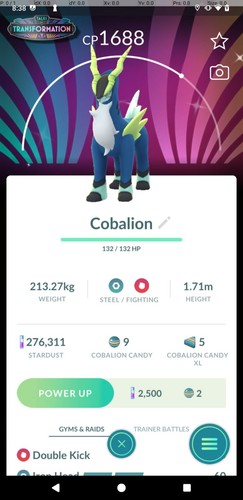 Shiny cobalion special - shiny,
