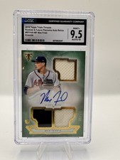 2018 Topps Triple Threads - Auto Relic Max Fried #RFPAR-MF Emerald /75 (RC)