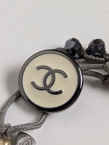 Bracciale chanel bottone logo - chanel,