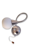 Applique moderna flessibile Cromata Luce Specchio Parete Studio bianca Ideal Lux