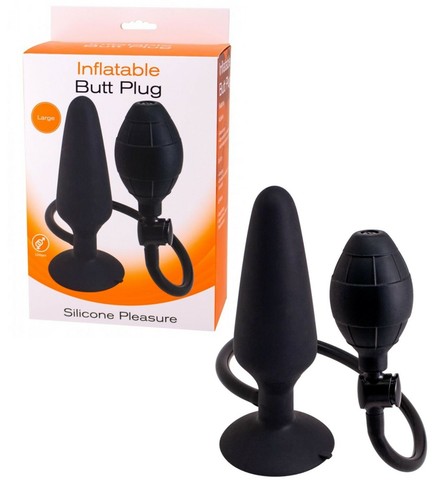 Plug fallo anale gonfiabile