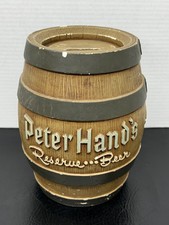 Vintage Meister Brau Peter riserva manuale birra gesso barile banco