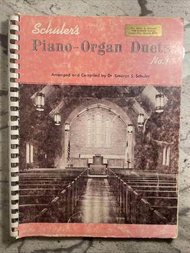 Duetti pianoforte organo dello - pianoforte-organo,