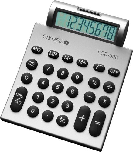 Calcolatrice olympia lcd - calcolatrice,