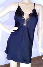 Camicia da notte nera con