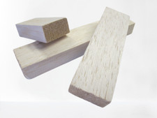 Blocchi legno balsa set 5 pz varie misure per modellismo e galleggianti pesca 