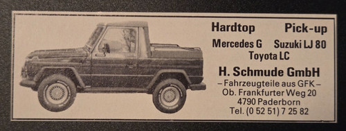 Hardtop mercedes g - hardtop, suzuki