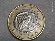 MONETA 1 EURO GRECIA Eypo 20O4