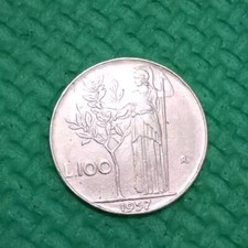  MONETA 100 LIRE 1957 -