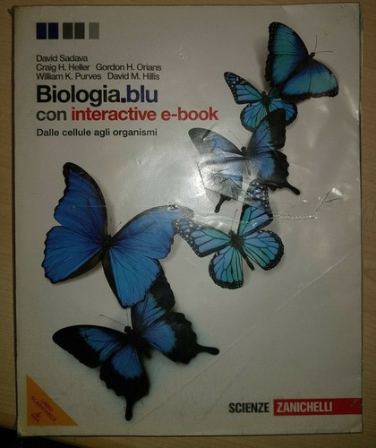 Biologia blu dalle cellule - blu,