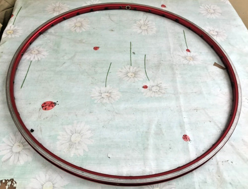 Cerchio cerchione rosso - 1,