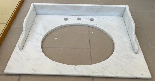 Ripiano marmo bianco - in,