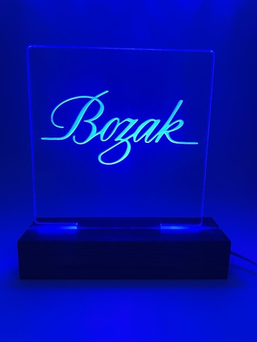 Bozak altoparlanti insegna - bozak, led