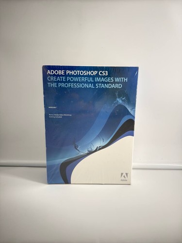 Sealed new adobe photoshop cs3 - new,