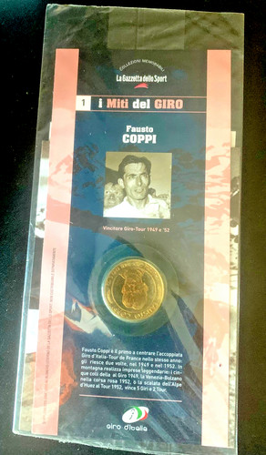 Fausto coppi medaglia e - medaglia,