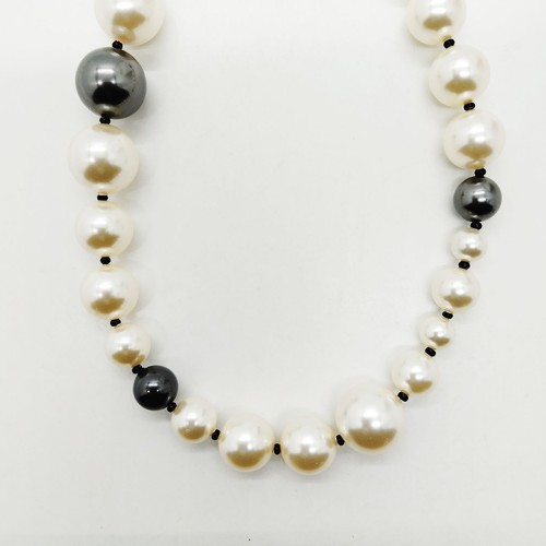 Collana chanel bianca nera - bianca, 6