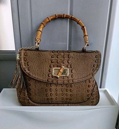 Borsa vintage pelle - pelle, marrone