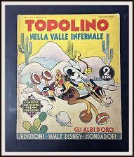 ⭐ Albi d'Oro Anteguerra Disney N 6 TOPOLINO VALLE INFERNALE 1937- DISNEYANA.IT ⭐