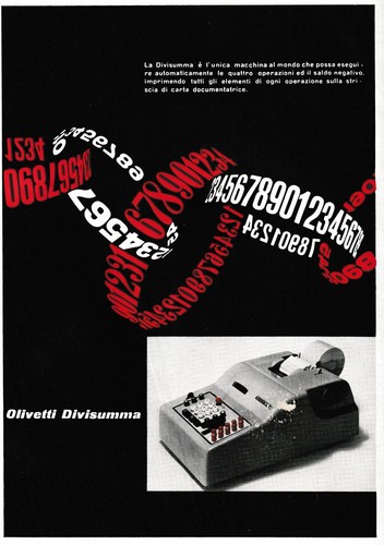 Pubbl 1952 olivetti divisumma - olivetti,