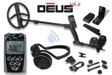 Metal detector XP DEUS X35 28 cm bobina e cuffie wireless WSA (lingua tedesca)