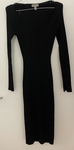 Damen langes strickkleid - h&m,