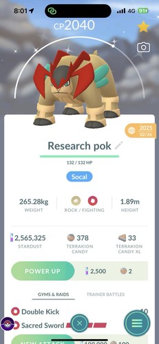Pokemon shiny terrakion - pokemon,
