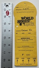 1983 World Series Press Pass