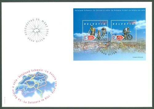 Svizzera r09 fdc 2004 sport - fdc,