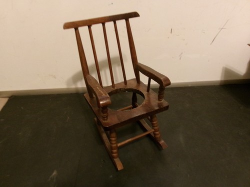 Sedia dondolo per bambola - dondolo, in