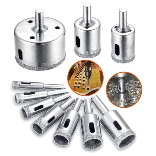 Punte diamantate set pezzi - diamantate, 10