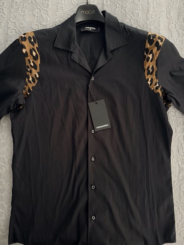 Camicia uomo dsquared2 nera - uomo,