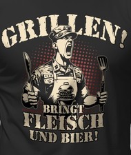 Shirt uomo griglia - t-shirt, carne
