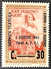 SAN MARINO 1942 Esposizione