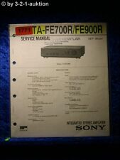 Sony Service Manual Ta FE700R/FE900R Amplificatore (#1771)
