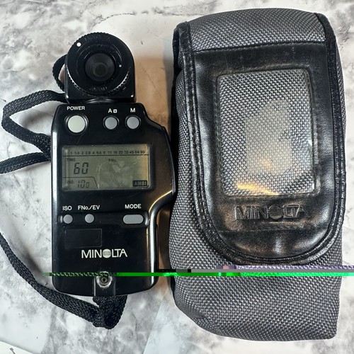 Minolta auto meter - meter, con