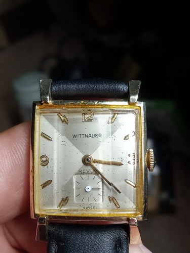 Vintage wittnauer revue - vintage, oro