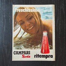 1970 Campari Soda - Original AD Advertising Pubblicità Vintage