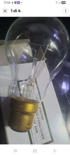 Lampadina 60w incandescenza - lampadina,