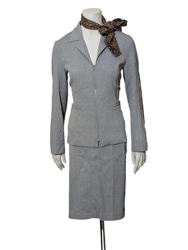Tailleur vintage grigio con - grigio,