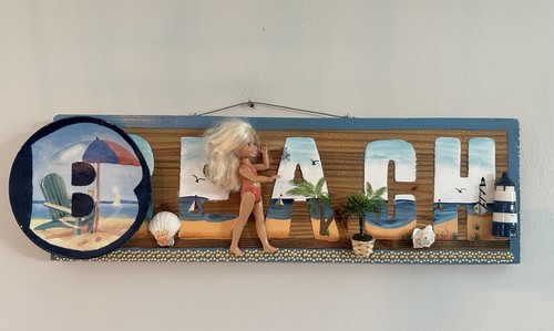Beach barbie artista - beach, 3d