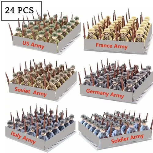 Set pezzi figurine militari - set,