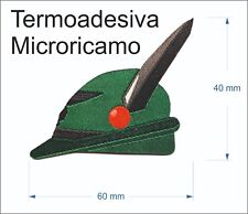 Patch ANA alpini  termoadesiva Alta definizione Cappello Penna Alpini