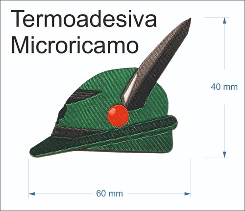 Patch ana alpini - alpini, termoadesiva