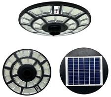 LAMPIONE SOLARE Luce LED 2000W UFO Sensore di MOVIMENTO E CREPUSCOLARE  IP66