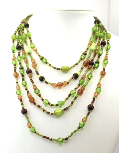 Collana vintage moderna fili - 5,